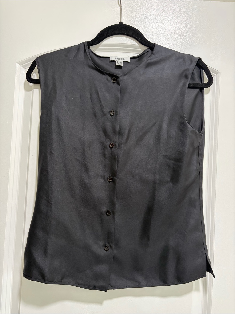 Moschino 100% Silk Top.